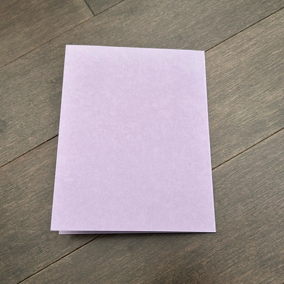 PAPER SOURCE Lilac Plum Purple Blank Greeting Cards & Envelopes, Paper Craft - Picture 3 of 6